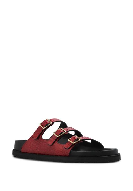 Ciabatte florida in rosso  birkenstock 1774 lunar new year collection - donna BIRKENSTOCK 1774 | 1030011RD